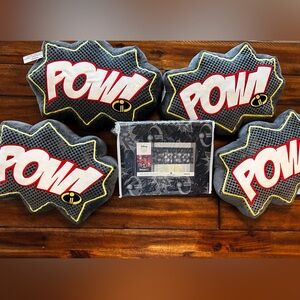 Disney Jumping Beans Incredibles Decorative Pillows 
And Curtain Valance